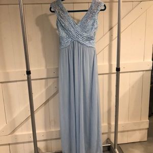 Light Blue Bridesmaid Dress